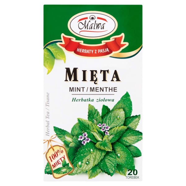 Malwa örtte med mynta 40 g (20 x 2 g) Malwa örtte med mynta 40 g (20 x 2 g)