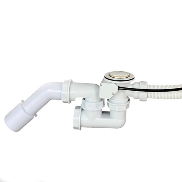 Universell automatisk badkarssifon TADYCH vit
