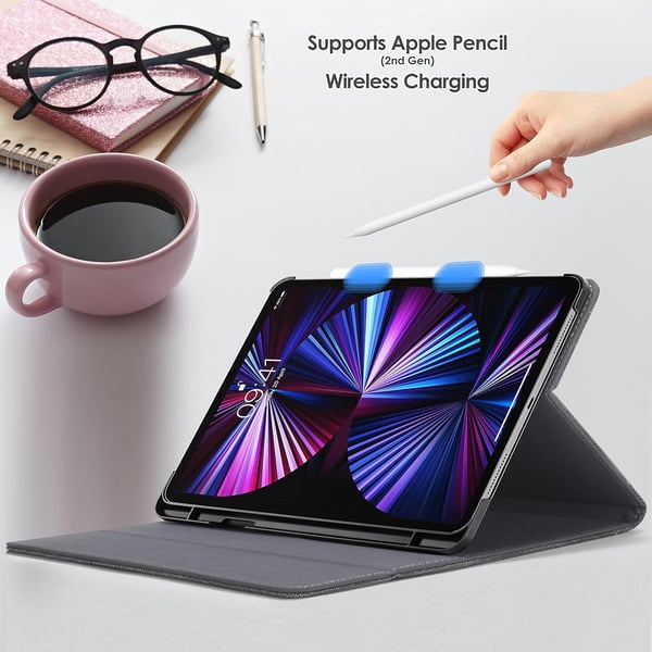 Läppäkotelo Apple iPad Pro 12.9" 5/4/3 sukupolvi 2021/2020/2018, punainen