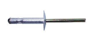BLINDNITTET I ALUMINIUM-STÅL MED STORT HOVED 4,8*16 MM/14 - 953 4,8*16P