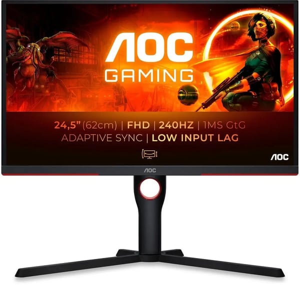 AOC 24,5" skärm 25G3ZM/BK 2xHDMI DP