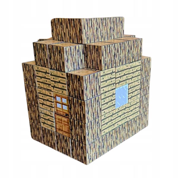 Minecraft magnetiska byggstenar med stark magnet 84 delar och 2 figurer