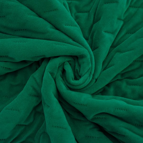 Elegantti päiväpeite 170x210 cm vihreillä reunoilla
