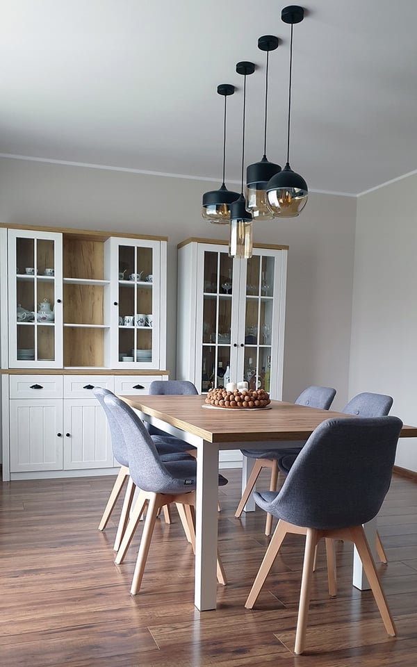 HÆNGENDE LOFTSLAMPE, GLASPLAFON, LED-LAMPE