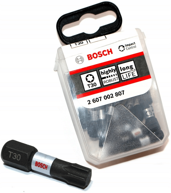 BITS, SKAFT, SPIDS T30 25MM IMP 25STK - B 2607002807