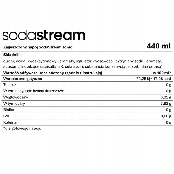 Sodastream Pepsi + Mirinda + 7UP + Mojito + Tonic -siirapit limsasuihkulähteeseen
