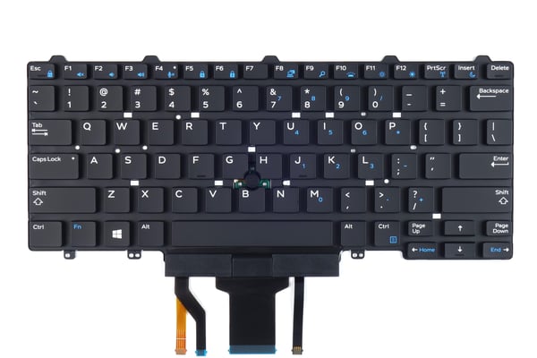 Dell Latitude E7450 E7470 E5450 E5470 3340 tangentbord med bakgrundsbelysning och LED-skärm