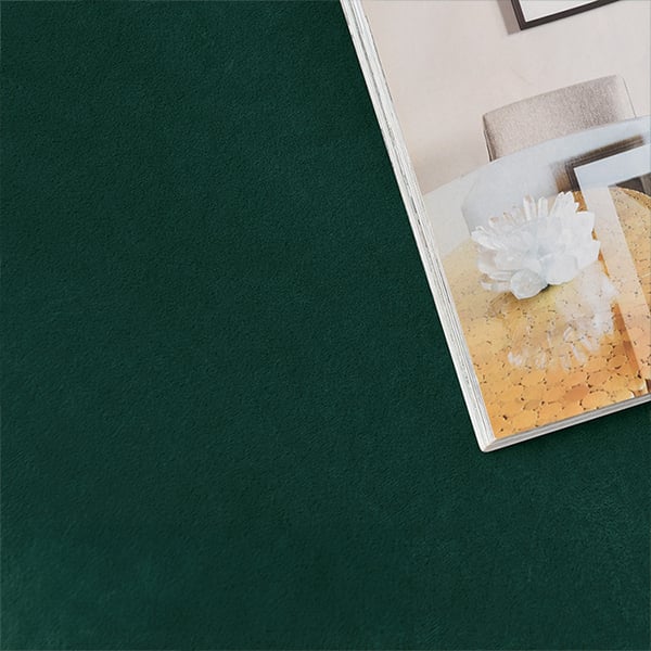 Päällinen nojatuoliin taittuvalla jalkatuella (4 osaa), sametti, pullonvihreä