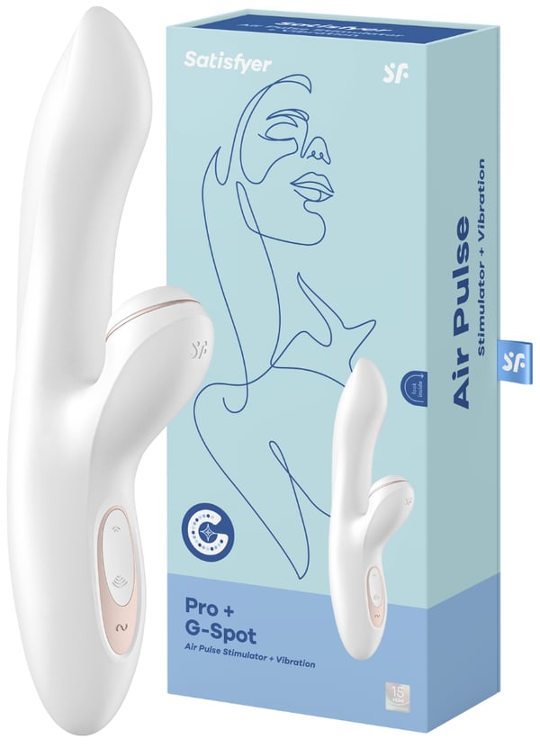 Satisfyer - PRO+ G-pisteen klitorisstimulaattori vibraattorilla Satisfyer - PRO+ G-pisteen klitorisstimulaattori vibraattorilla