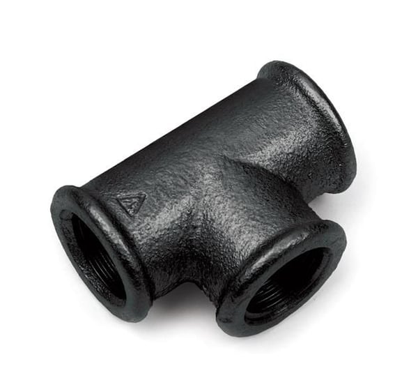 SVART T-stykke 2,5 cm DN25