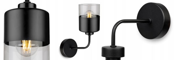 MODERNE KNÆKKE LAMPE ELEGANT GLASSKÆRM
