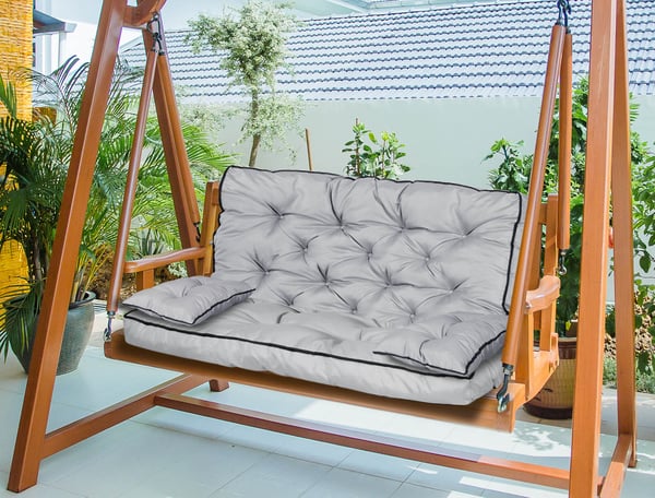 Puutarhasetti korkea sivu reunuksella 100x60x50 cm harmaa