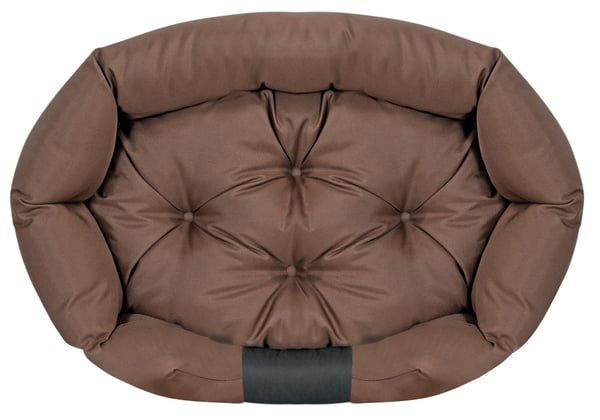 Koiran sänky 130x105 cm personoitu vedenpitävä ruskea
