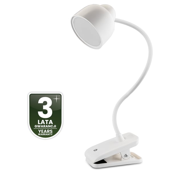 Pöytävalaisin LED 5W CCT Piirustus Koulu TESA 2 Valkoinen LUMILED