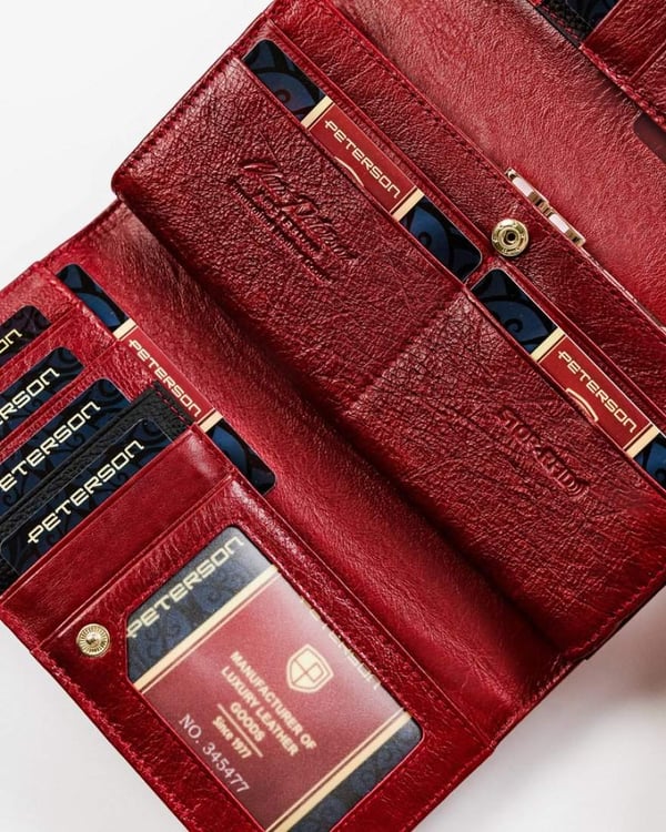 Elegantti RFID-suojattu korttilompakko - Peterson