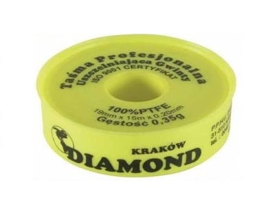 Teflon tejp professionel GW pakking 19mm x 15m x 0,20-0,35g