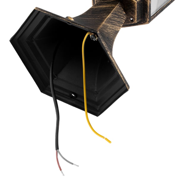 Utomhuslampa E27 Lyktstolpe 39cm Patina BELLIS LUMILED