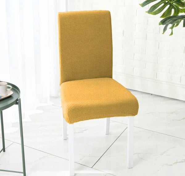 Sinappihunajan jacquard-tuolin päällinen