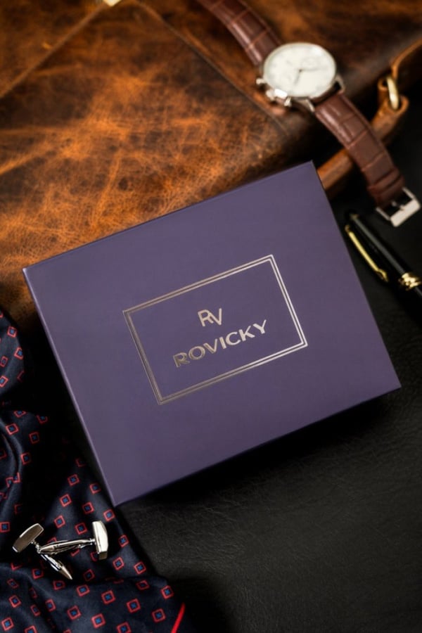 Miesten nahkalompakko, jossa on RFID-järjestelmä - Rovicky