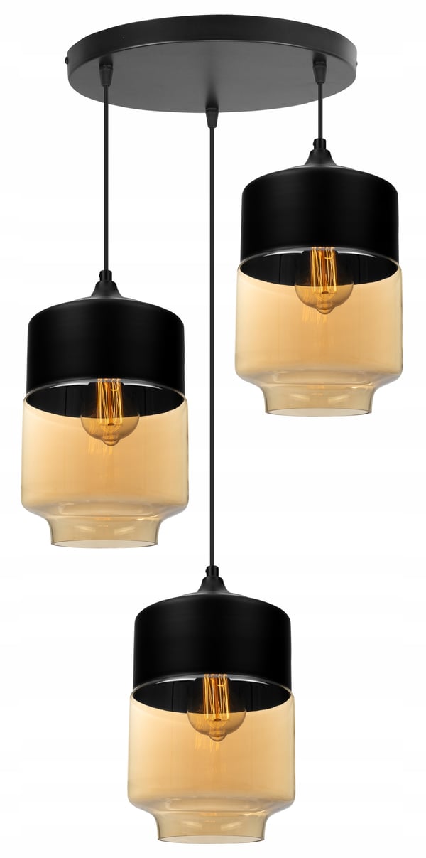 HÆNGENDE LOFTSLAMPE, GLASPLAFON, LED-LAMPE