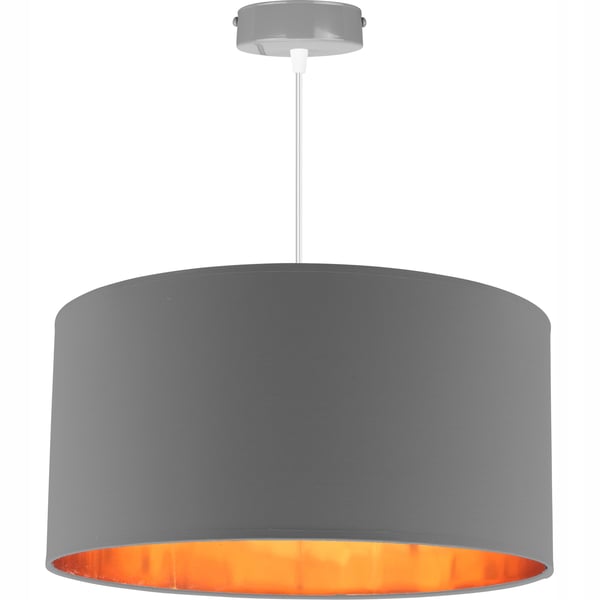 LOFTSLAMPE MED GYLDET LED-SKÆRM