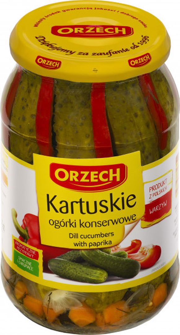 Pähkinäkurkku Kartuskie 900g