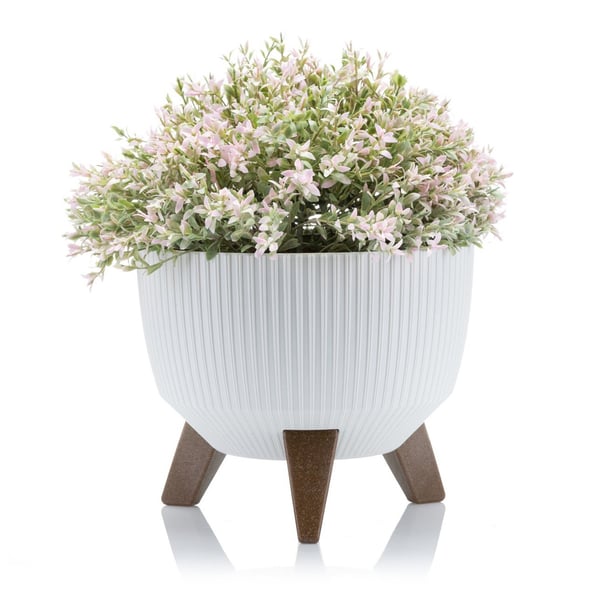 Rosa linea ECO kierrätysruukku valkoinen