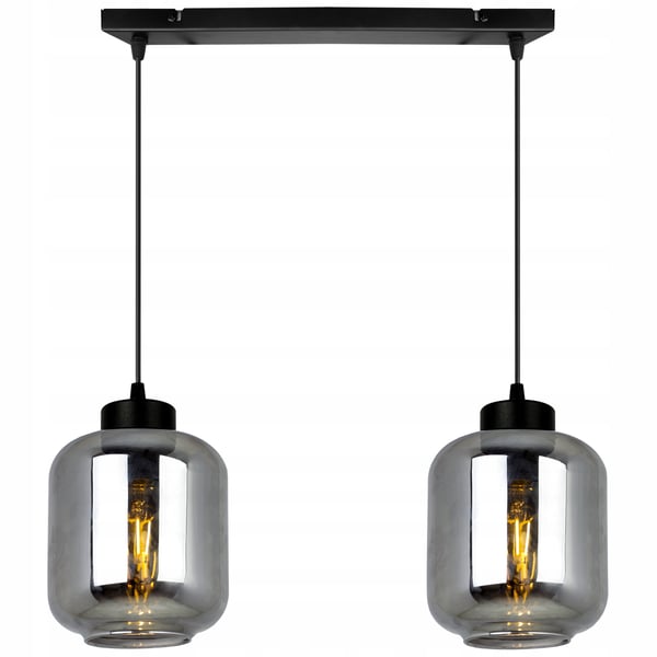 MODERNE ELEGANT HÆNGELAMPE MED GLASSKÆRM