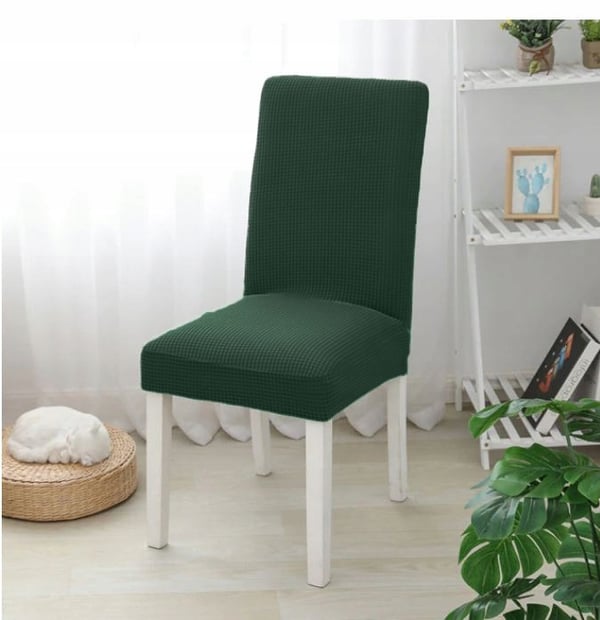 Pullonvihreä jacquard-tuolin päällinen