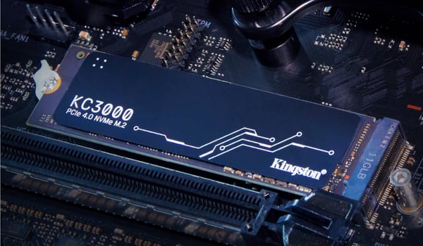 Kingston KC3000 1TB M.2 2280 PCIe Gen 4.0 x4 NVMe SSD (7000/6000 MB/s)