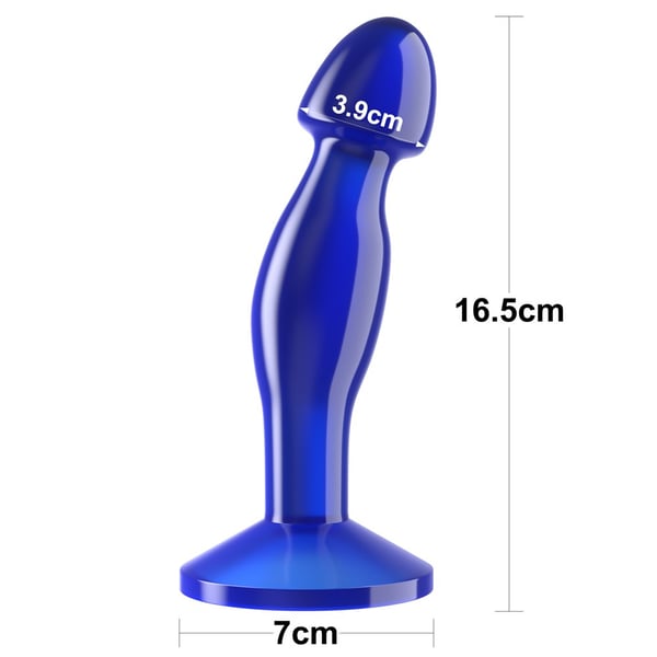 Lovetoy dildo genomskinlig 6,5 tum