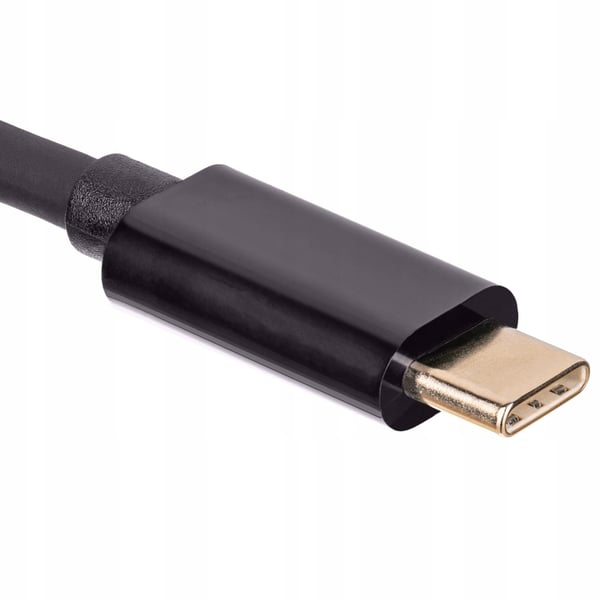 Akyga AK-AV-17 USB C - VGA-adapterkabel 1,8m svart