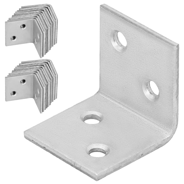 Tømrervinkel, Byggeforbindelse, Stål, Galvaniseret, 25x25x25 MM, 25 STK.
