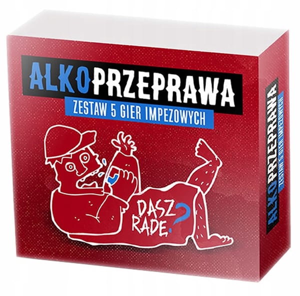 Alkoprawa brætspil til voksne - sæt med 5 selskabsspil