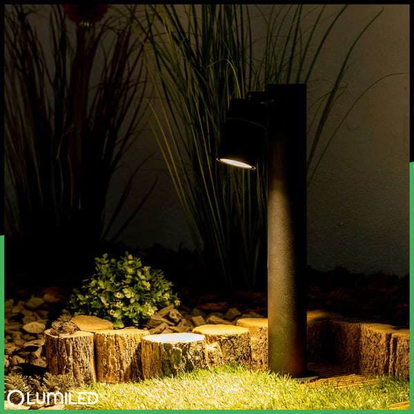 Havelampe Stolpe Reflektor Udendørs Stående 45 cm GU10 ASTI LUMILED