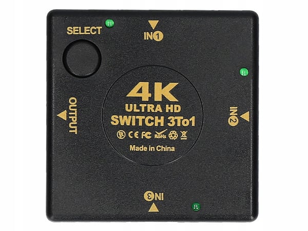 SWITCH 3x HDMI-kytkinjakaja ULTRA HD 4K
