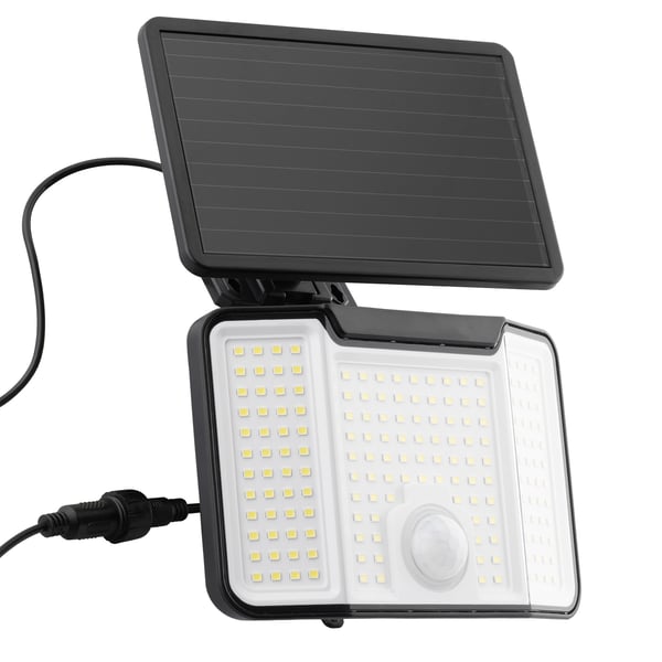 Lumiled - Solcellelampe halogen LED reflektor SMD projektør med bevægelses- og skumringssensor