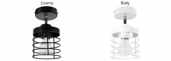 Lofthængende lampe med tråd og LED-loftlampe