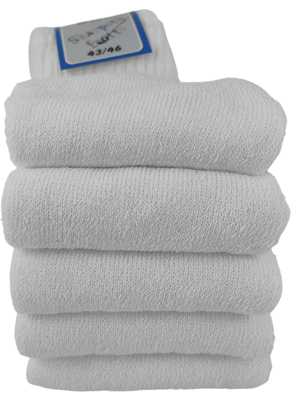 5-pack herrstrumpor tryckfri bomull 43-46