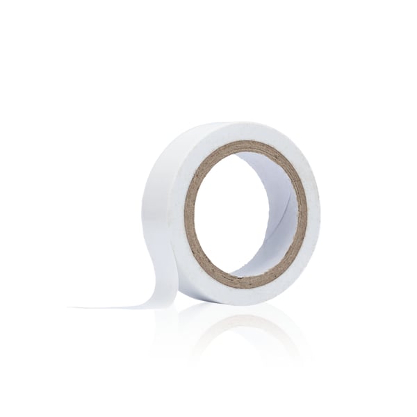 Hvidt isolerende tape 16mm x 10m