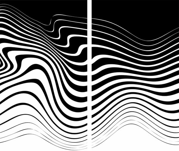 TMK ArtDeko Glas skærebræt 2x 30x52 zebra