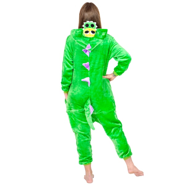 Kvinders kigurumi pyjamas krokodille varm heldragt XL heldragt A105 - S