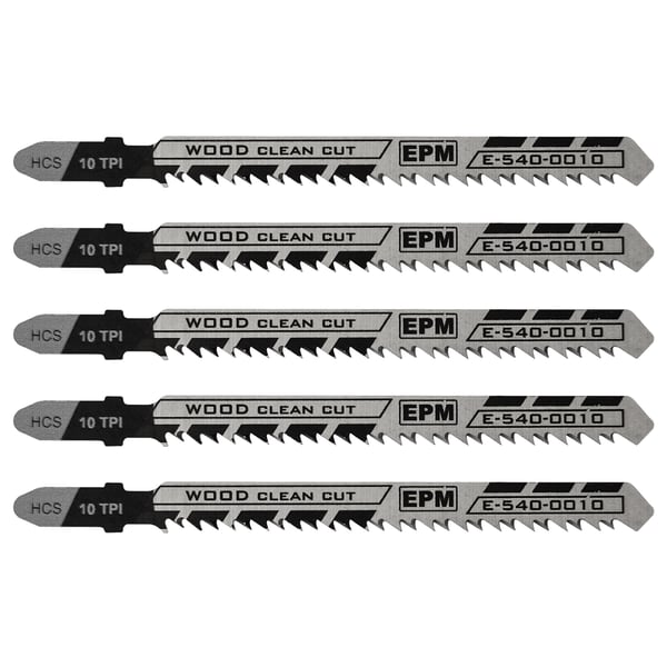 PISTOSAHAN TERÄ 74 MM 10TPI PUU T101BR 5 KPL - E-540-0010