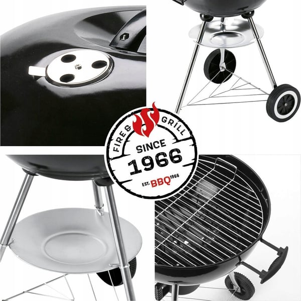 Landmann 05572 41 cm sfärisk kolgrillvagn