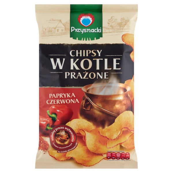 Przysnacki-perunalastut, paahdettua paprikaa 125 g Przysnacki-perunalastut, paahdettua paprikaa 125 g