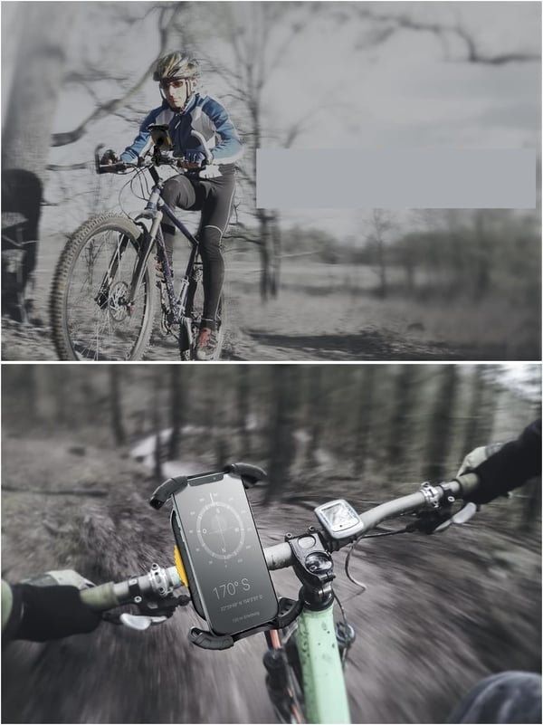 Mobilhållare för motorcykel 360° 4,7-6,9
