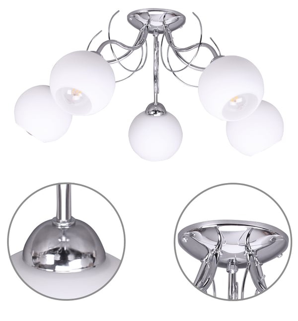 ELEGANT LOFTSLAMPE TIL SOVEVÆRELSE GLASLAMPE