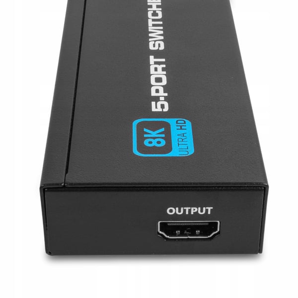 SWITCH HDMI 2.1 5x1 SWITCH SPLITTER 8K 4K 120HZ 240HZ HDR10 PAWONIK