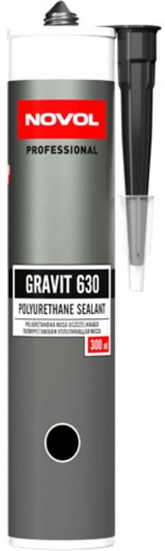 GRAVIT 630 POLYURETHAN MASSE 300ML SORT - NL-33201
