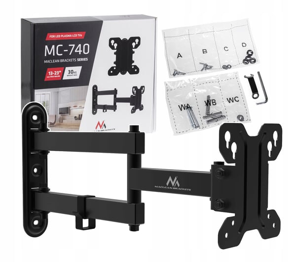 Maclean MC-740 TV-beslag, maks. VES100x100, 13-32", 30 kg